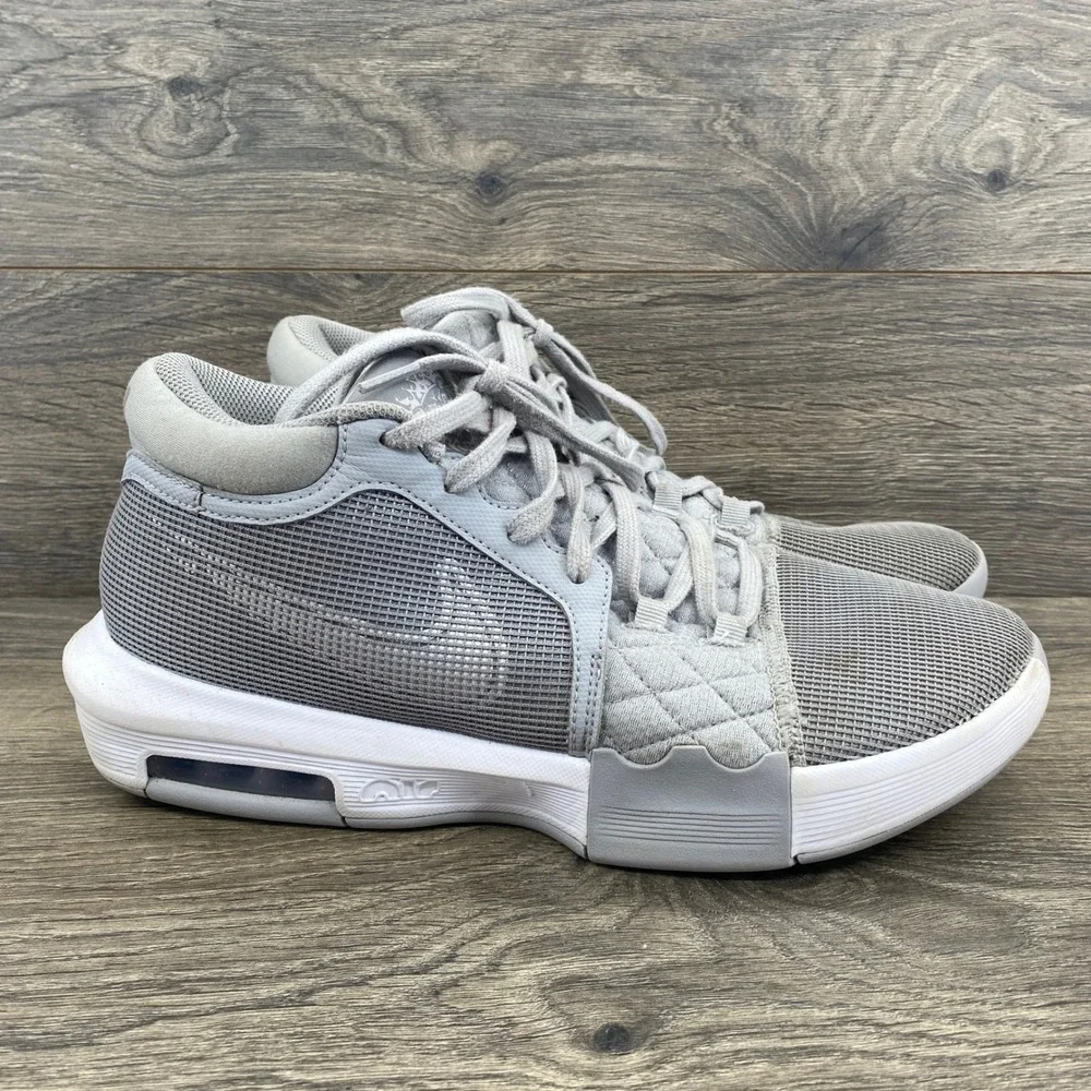 Nike Air Max Impact 4 Basketball Shoes Mens 10.5 Grey FB9944-001 Mesh Mid Top